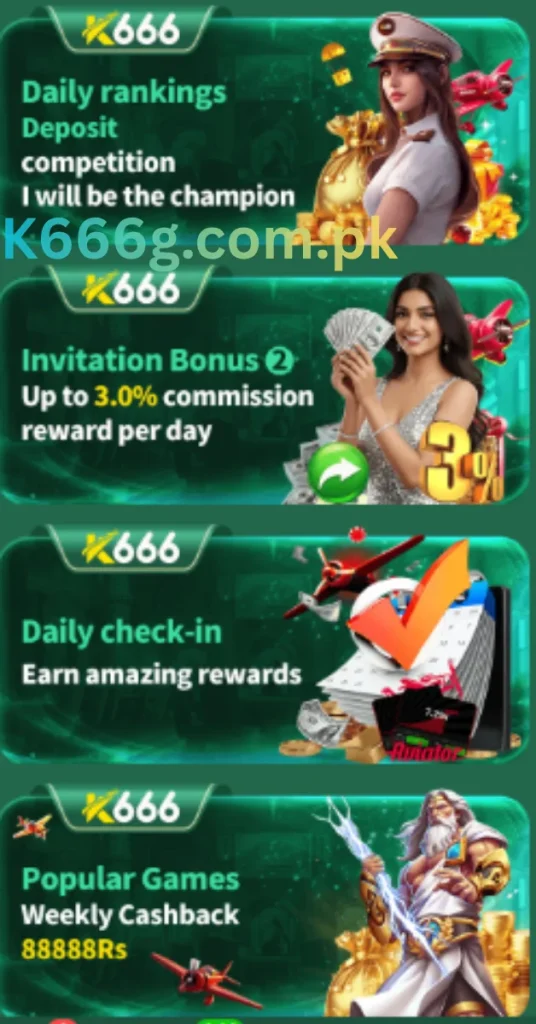 K666 Game promotions